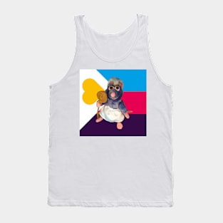 Ratatouille Polyamorous Rights (new flag) Tank Top